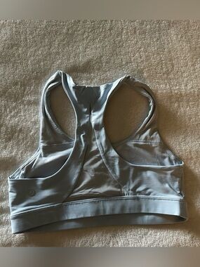 lululemon athletica Light Blue Racerback Sports Bra